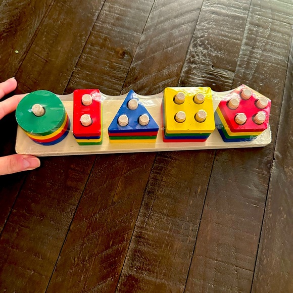 🆕 NWT Wooden stack puzzle - Picture 5 of 5